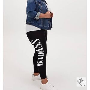 TORRID “BADASS” Premium Black Legging 4 - 4x Leggings Black.  Worn once.